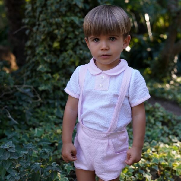 Peto y camisa para bebé niño
